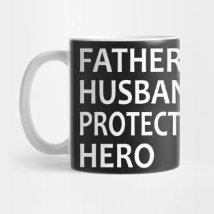 Father Husband Protector Hero Mug